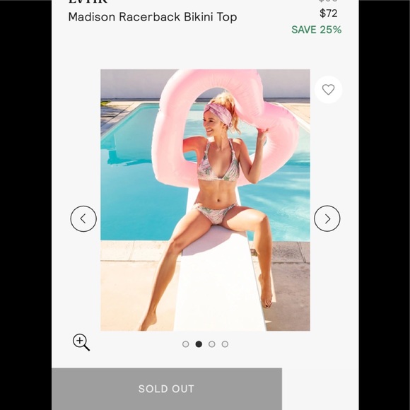 LVHR bikini set, high waist bottom&racer back top - Picture 6 of 8